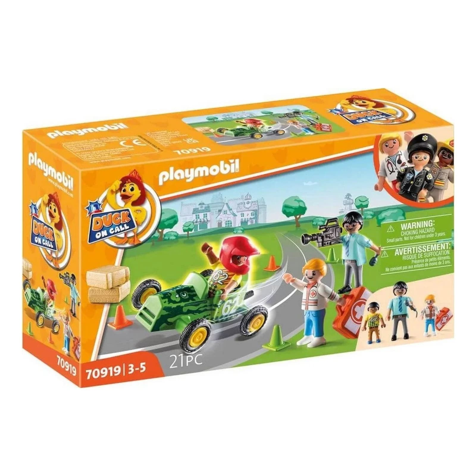 Playmobil Notarzt Action - Hilf dem Rennfahrer!