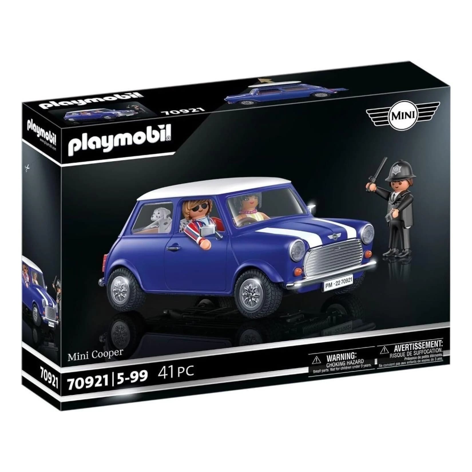 Playmobil® Classic Cars 70921 Mini Cooper Konstruktionsspielsteine Blau