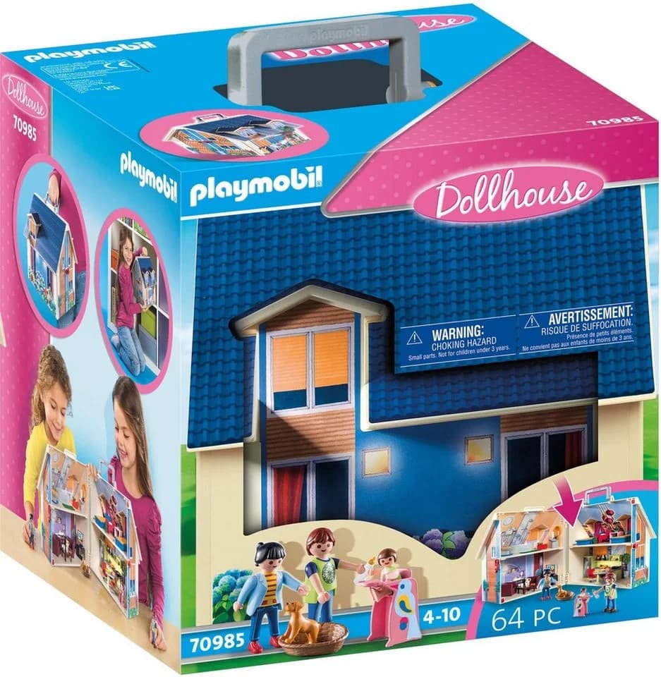 PLAYMOBIL Mitnehm-Puppenhaus 70985 Bunt Konstruktions-Spielset - Bild 3