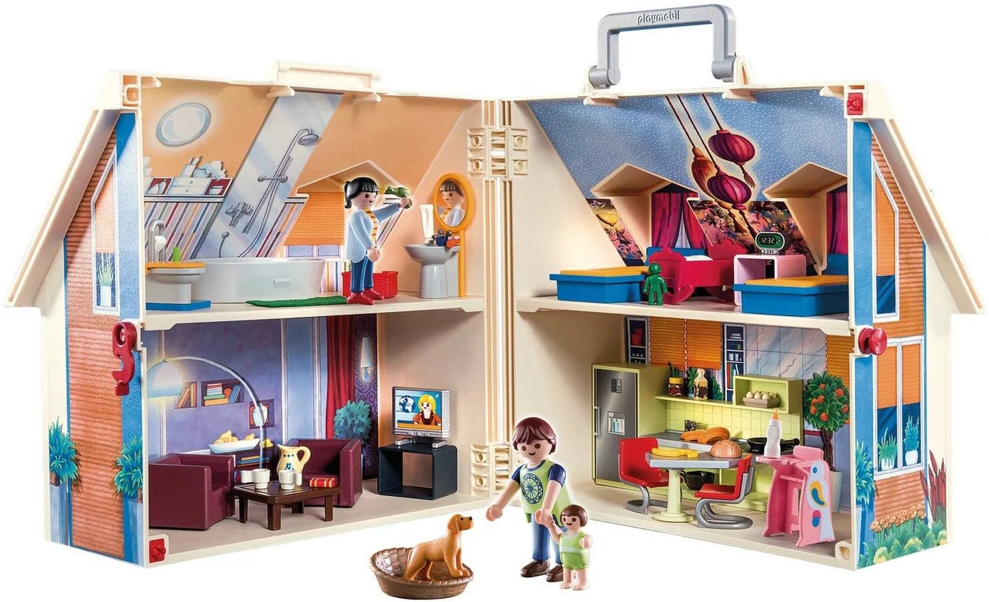 PLAYMOBIL Mitnehm-Puppenhaus 70985 Bunt Konstruktions-Spielset - Bild 5