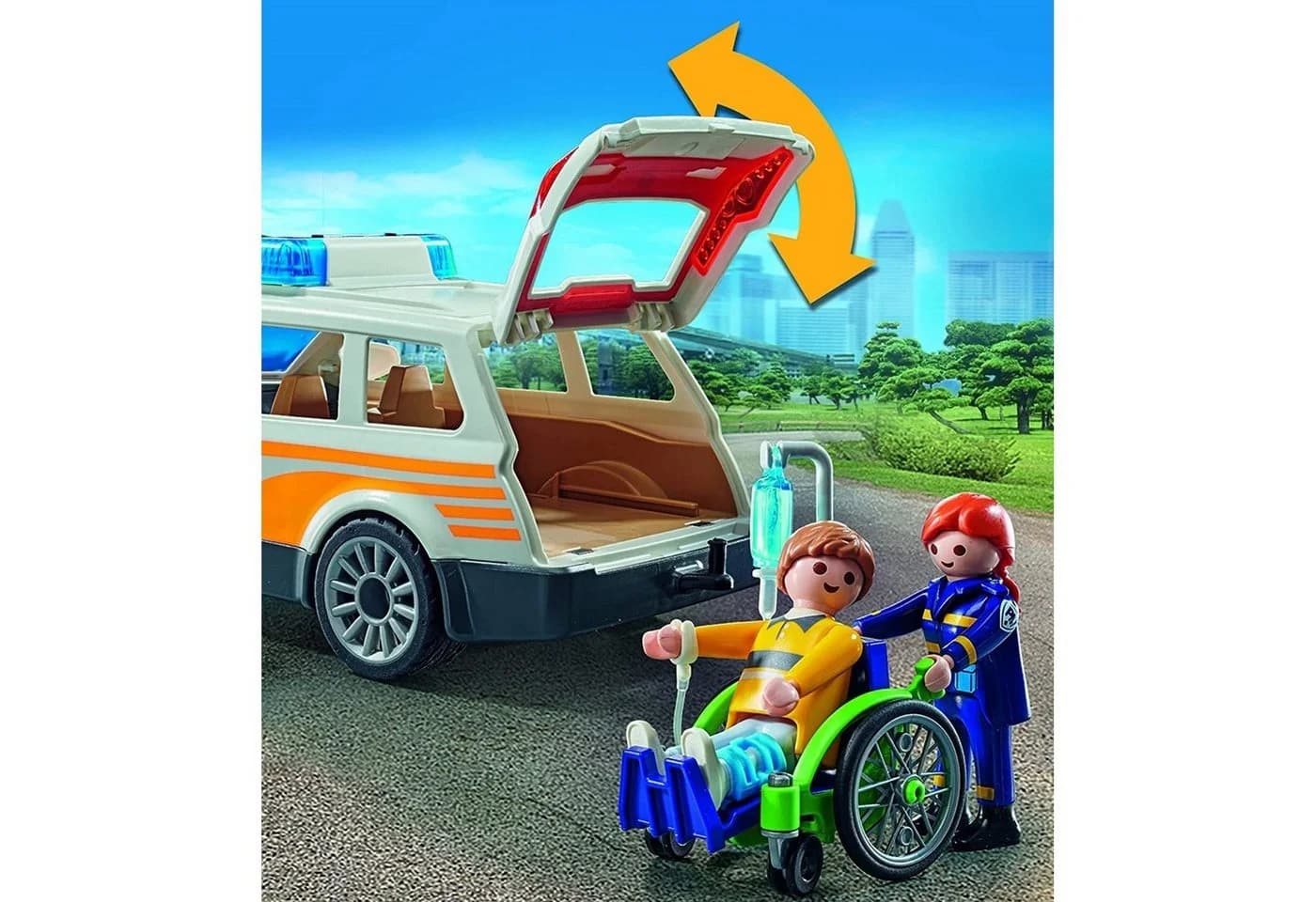 Playmobil 71037 Notarzt-PKW Konstruktions-Spielset mit Licht und Sound - Bild 3