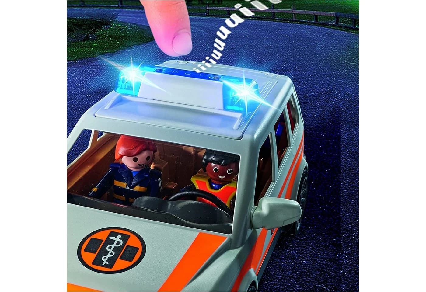 Playmobil 71037 Notarzt-PKW Konstruktions-Spielset mit Licht und Sound - Bild 4