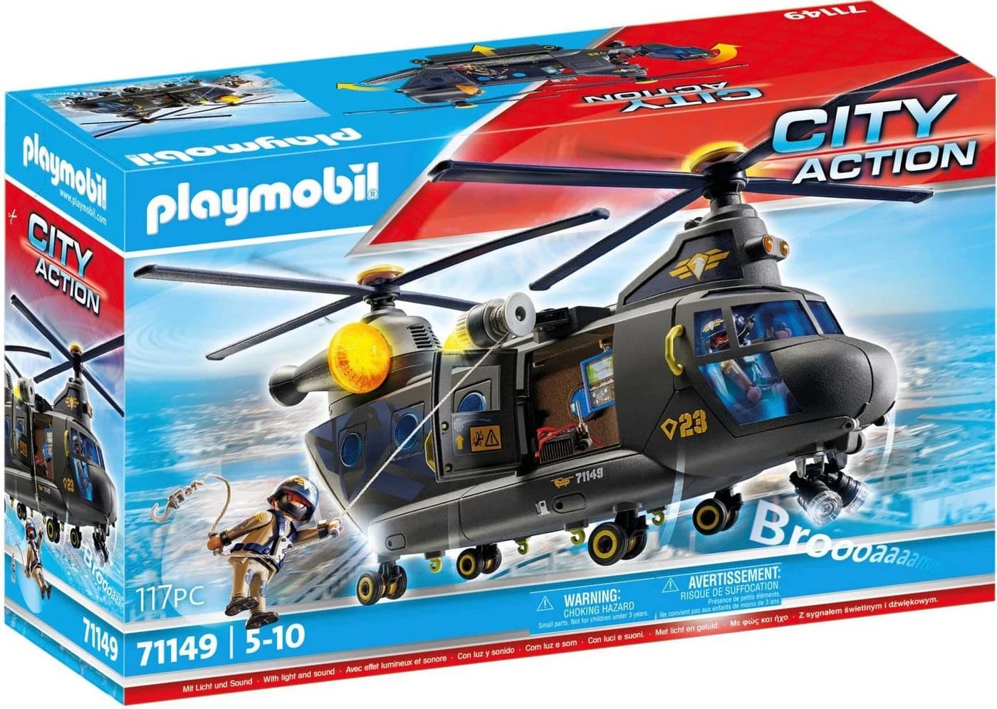 PLAYMOBIL SWAT-Rettungshelikopter 71149 mit Licht und Sound - Bild 2
