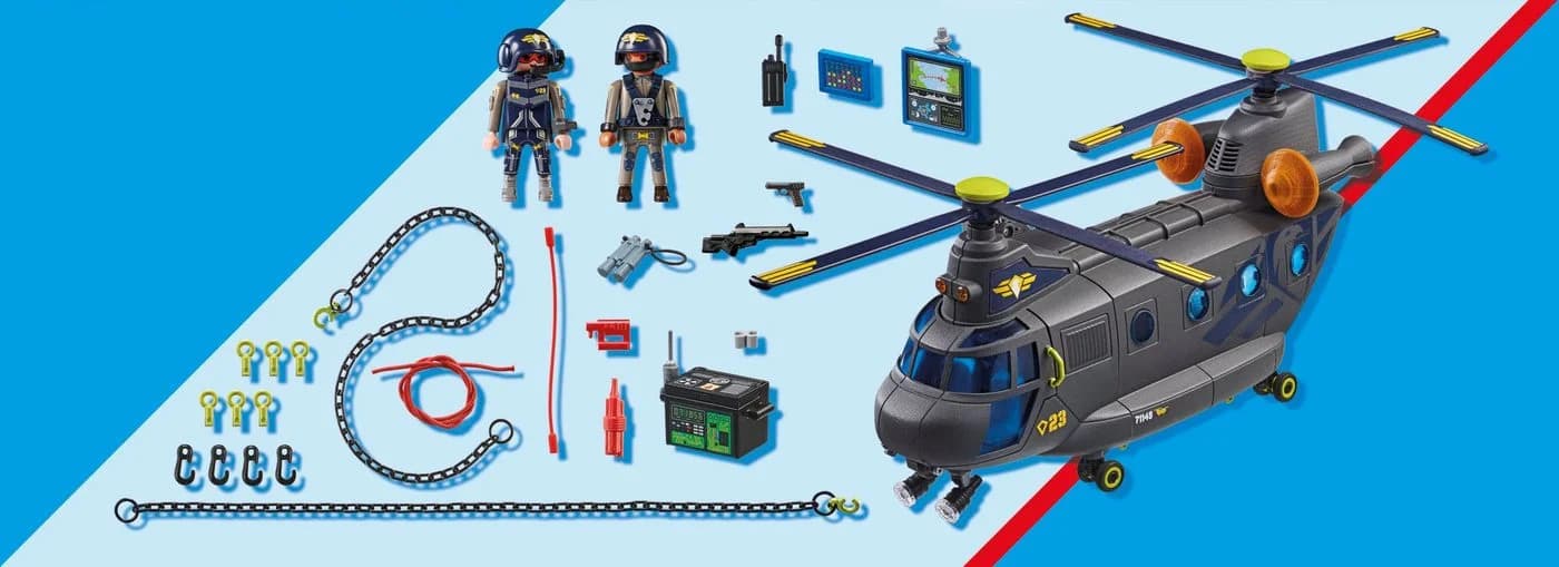 PLAYMOBIL SWAT-Rettungshelikopter 71149 mit Licht und Sound - Bild 5