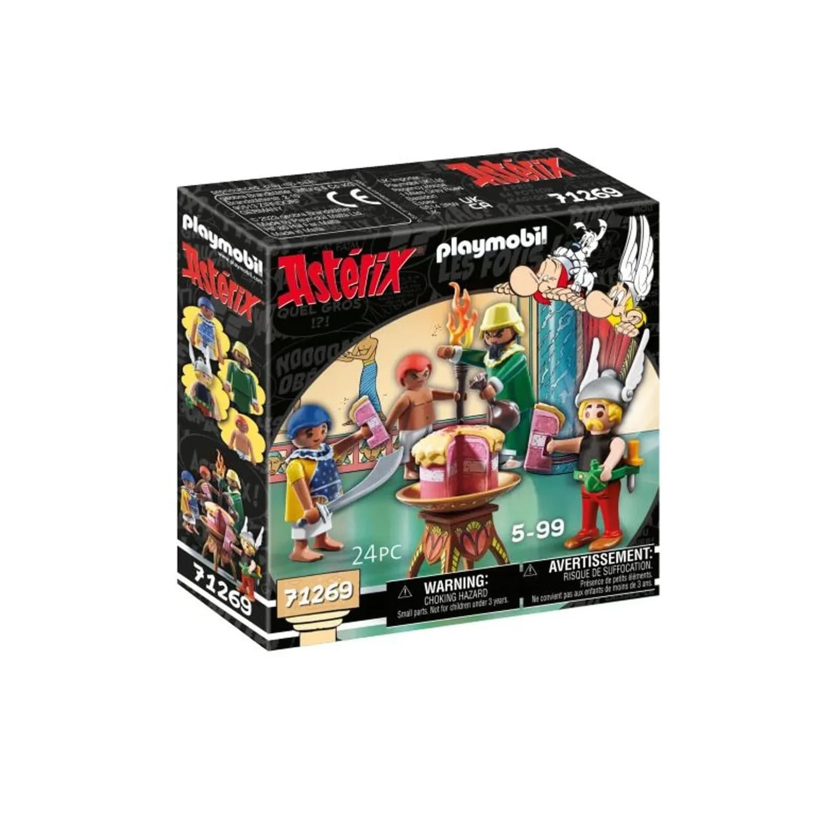 Playmobil® Asterix Spiel-Set Pyradonis vergiftete Torte 24-teilig