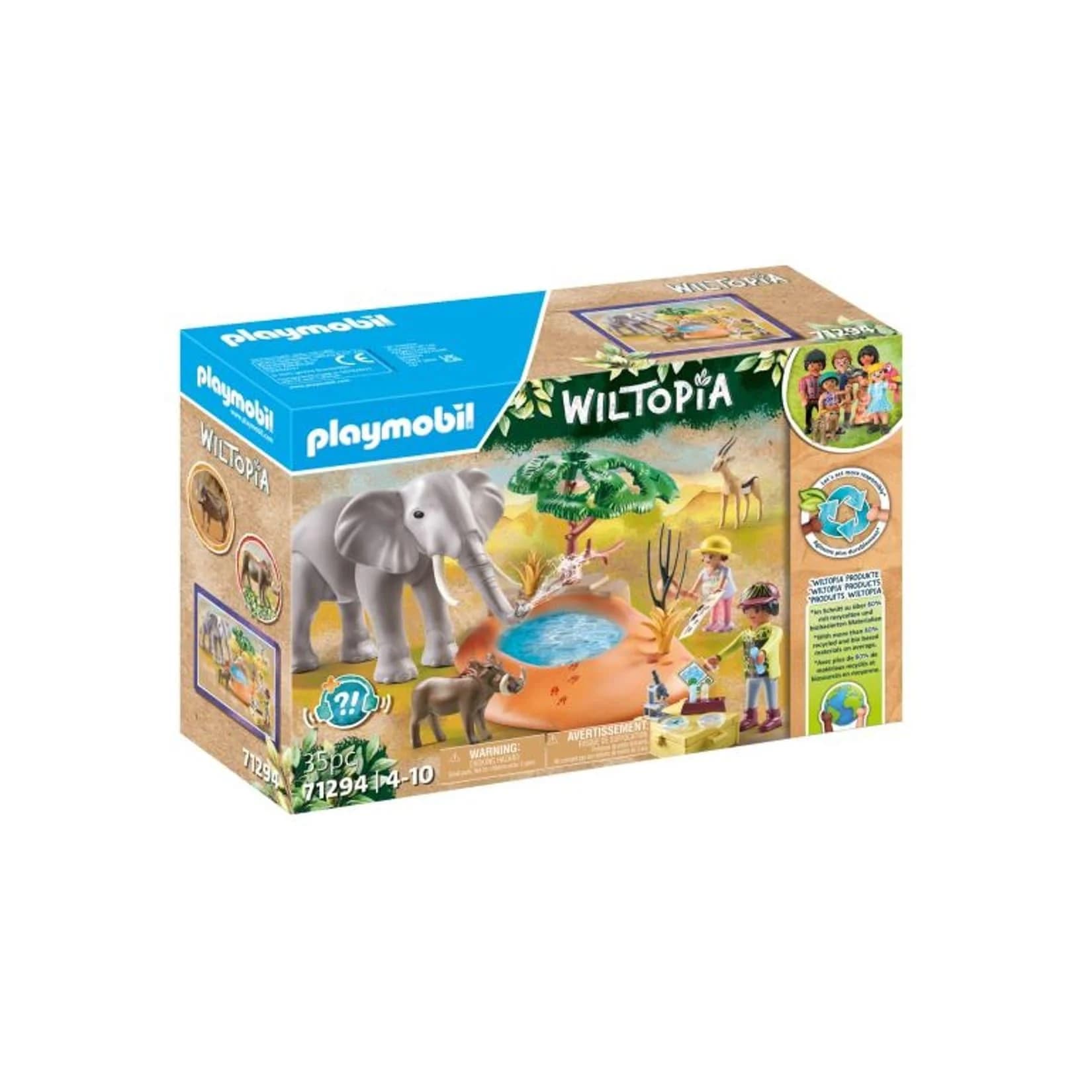 PLAYMOBIL Spritztour zum Wasserloch 71294 Wiltopia Bunt