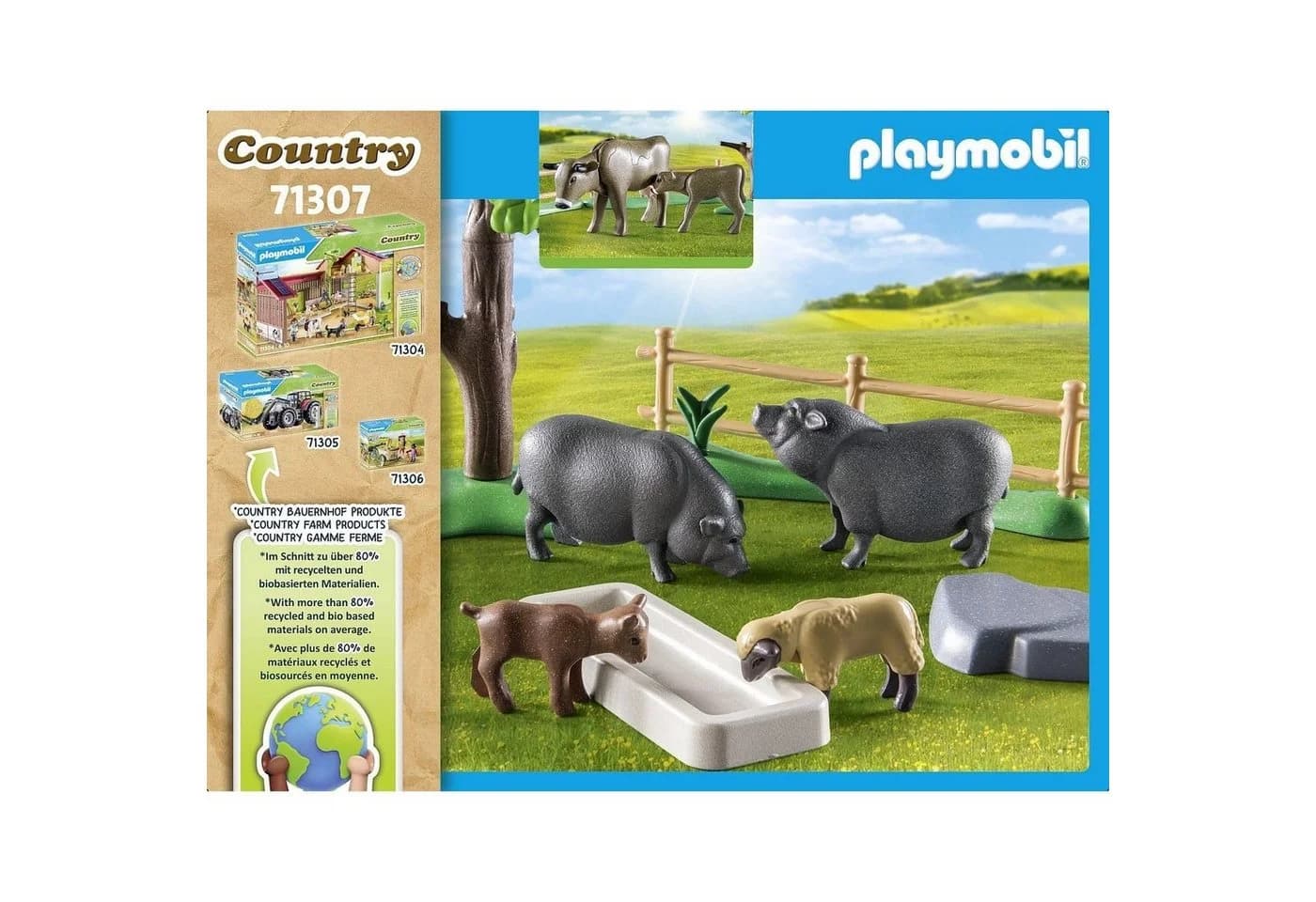 Playmobil® 71307 Bauernhoftiere Konstruktions-Spielset Bunt - Bild 5