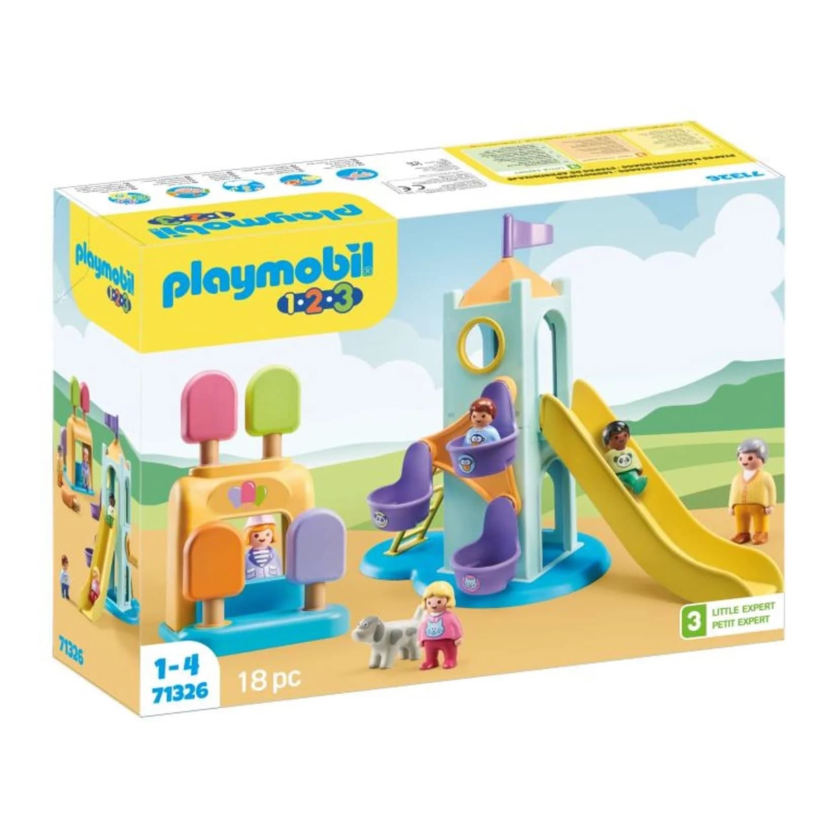 Playmobil 1.2.3 Erlebnisturm mit Eisstand Bunt