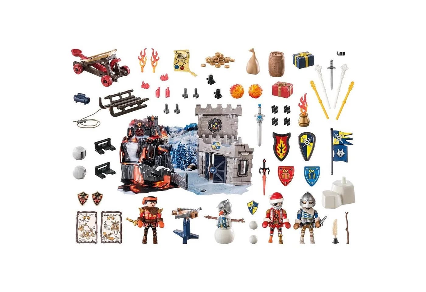 Playmobil Adventskalender 71346 Novelmore - Kampf im Schnee - Bild 4