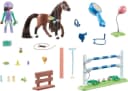 PLAYMOBIL Konstruktions-Spielset Zoe & Blaze mit Turnierparcours 71355 Bild 1