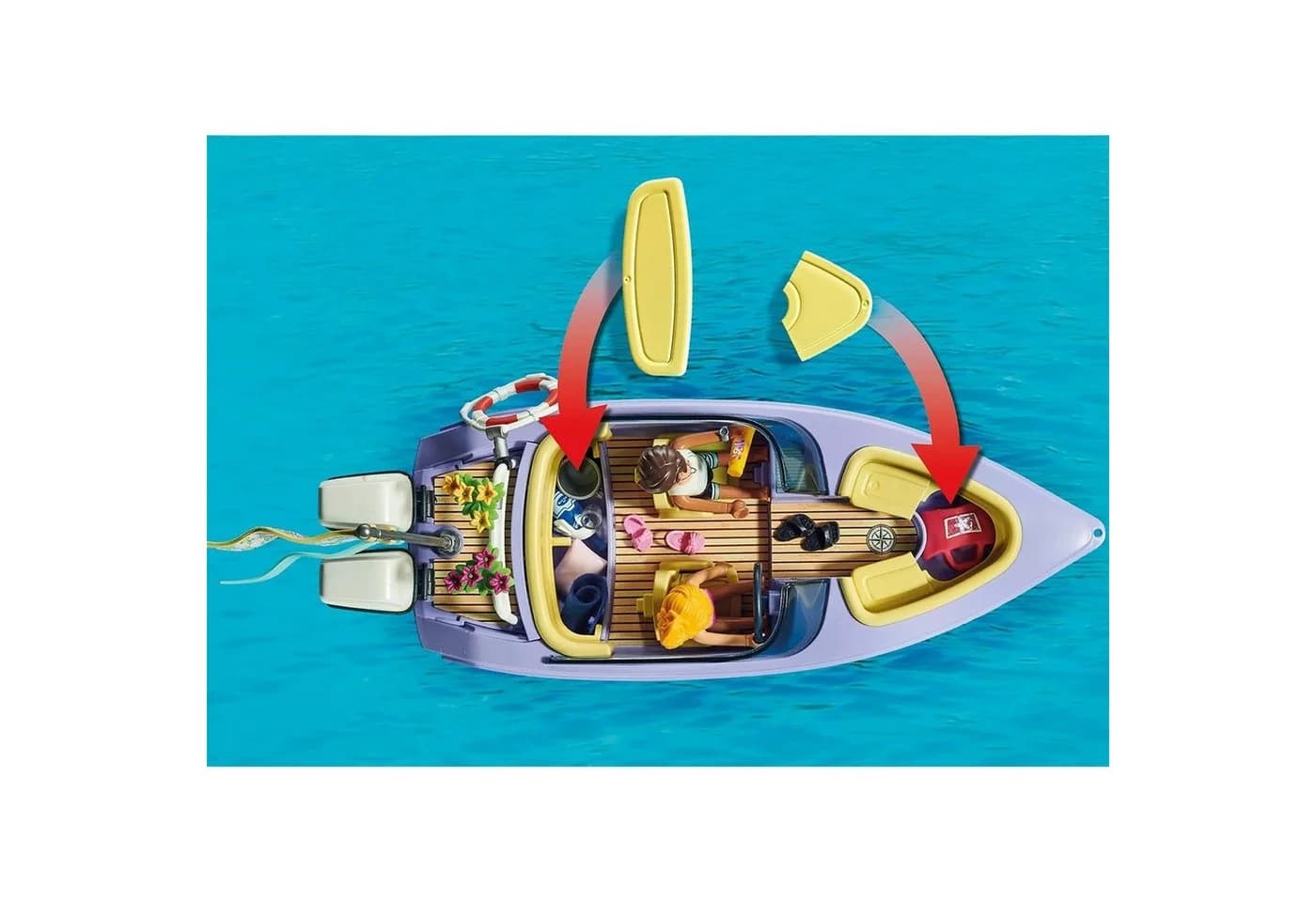 Playmobil 71366 Hochzeitsreise Motorboot mit Figuren - Bild 5