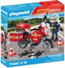 PLAYMOBIL Feuerwehrmotorrad am Unfallort 71466 Action Heroes Bunt Bild 2