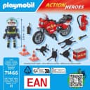 PLAYMOBIL Feuerwehrmotorrad am Unfallort 71466 Action Heroes Bunt Bild 4