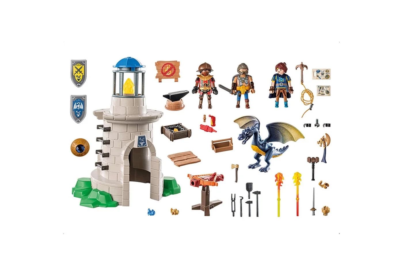 Playmobil Ritterturm 71483 mit Schmied und Drache - Bild 3