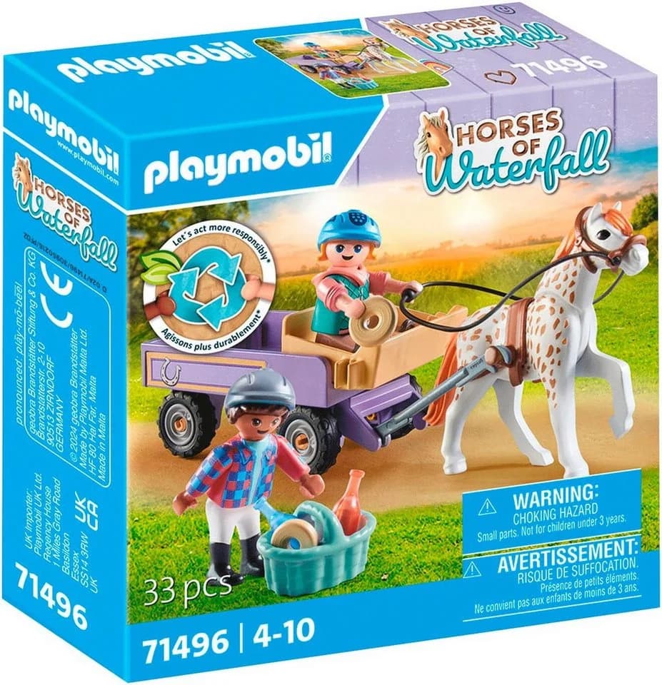 Playmobil 71496 Ponykutsche mit Pony und Figuren - Horses of Waterfall - Bild 2