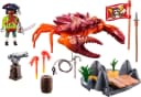 PLAYMOBIL Konstruktions-Spielset Kampf gegen Riesenkrabbe Pirates Bunt Bild 1