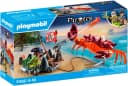 PLAYMOBIL Konstruktions-Spielset Kampf gegen Riesenkrabbe Pirates Bunt Bild 2