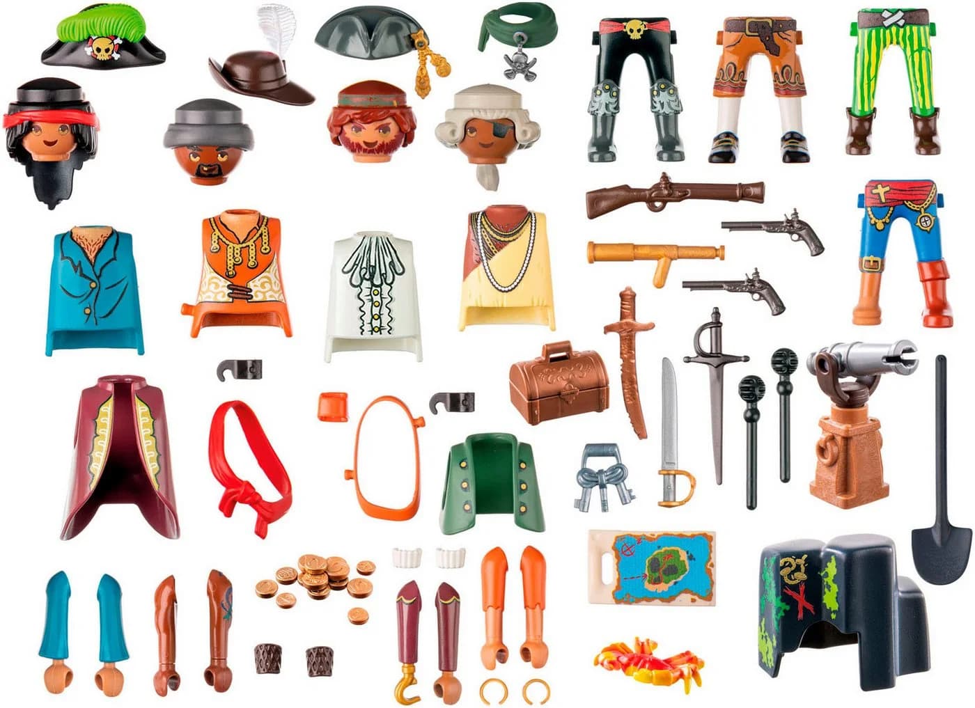 PLAYMOBIL My Figures Piraten Konstruktions-Spielset Bunt 71533