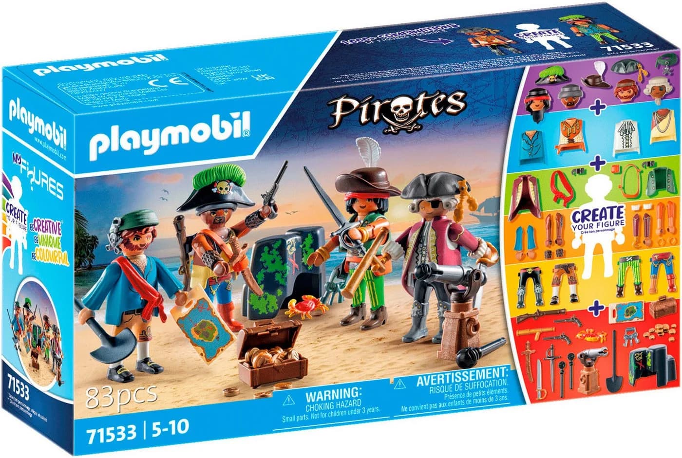 PLAYMOBIL My Figures Piraten Konstruktions-Spielset Bunt 71533 - Bild 2