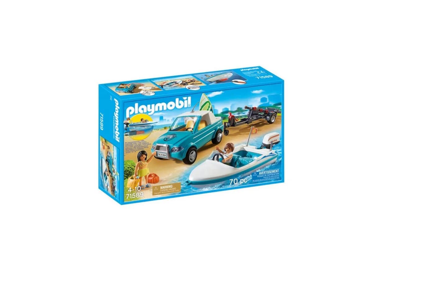 Playmobil 71589 Surfer-Pickup mit Speedboat & Anhänger - Bild 2
