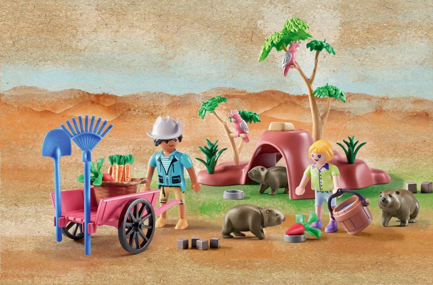 PLAYMOBIL Wombat Unterschlupf 71625 Wiltopia Bunt Spielzeug - Bild 3