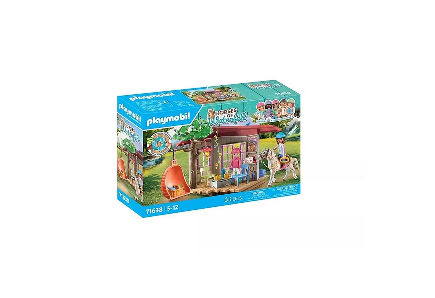 Playmobil 71638 Geheimes Clubhaus mit Wasserfall & Pferden - Bild 2