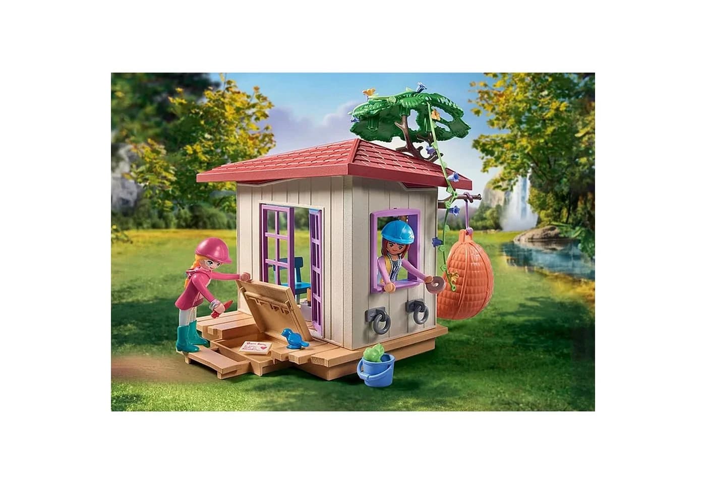 Playmobil 71638 Geheimes Clubhaus mit Wasserfall & Pferden - Bild 3