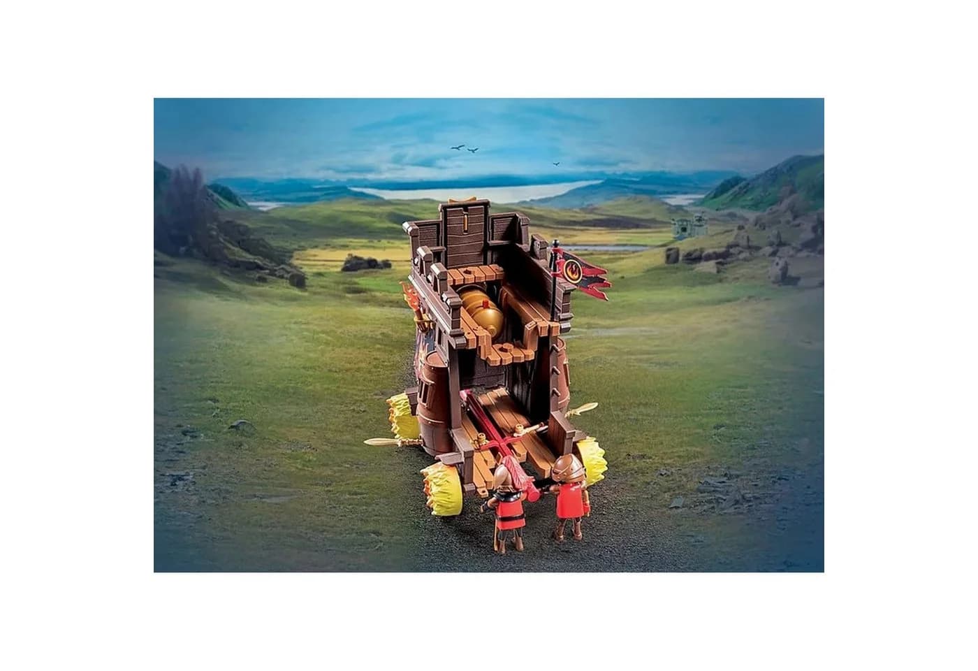 Novelmore Konstruktions-Spielset 68-tlg. Angriffswagen mit Feuerkanone - Bild 3