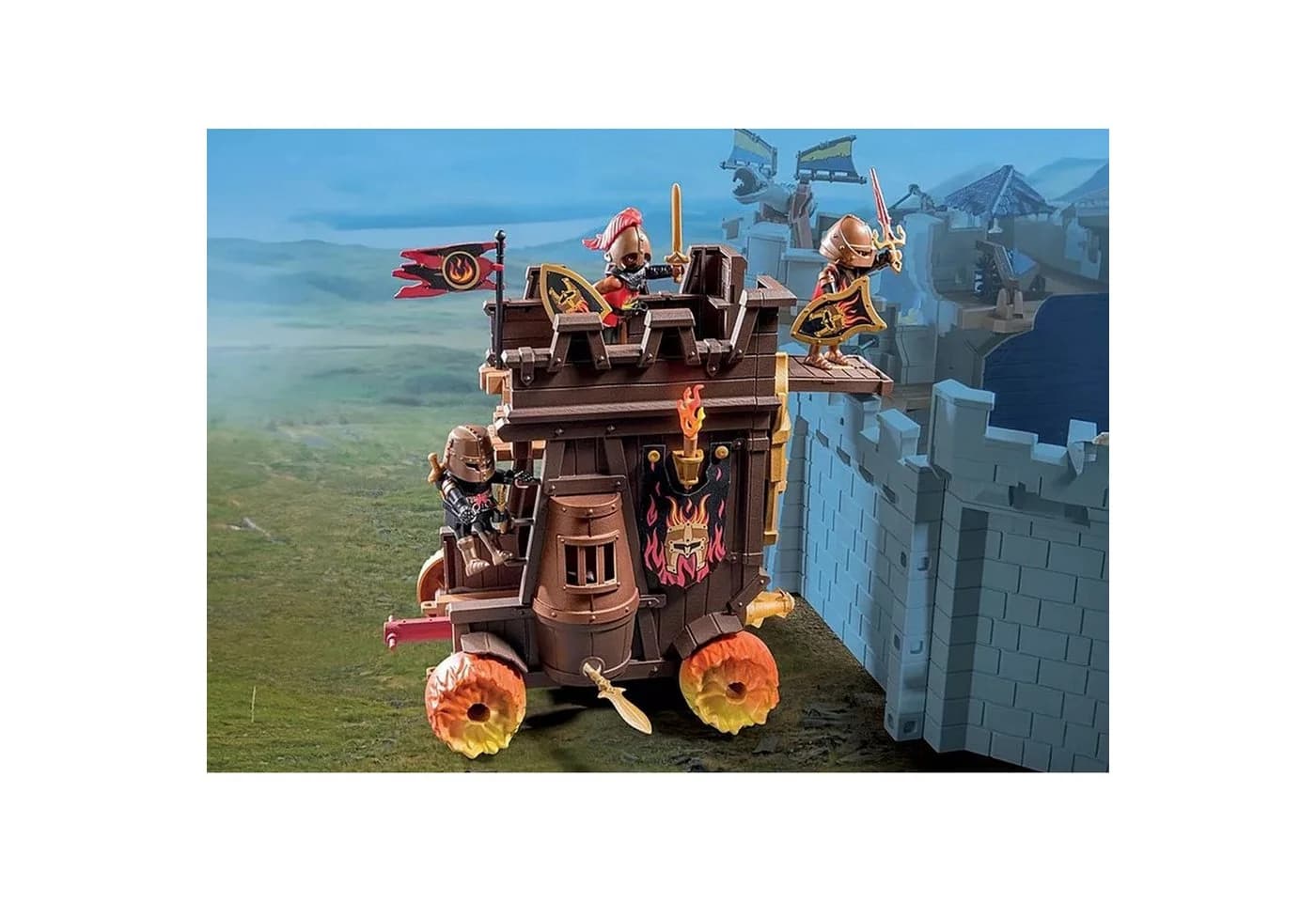 Novelmore Konstruktions-Spielset 68-tlg. Angriffswagen mit Feuerkanone - Bild 4