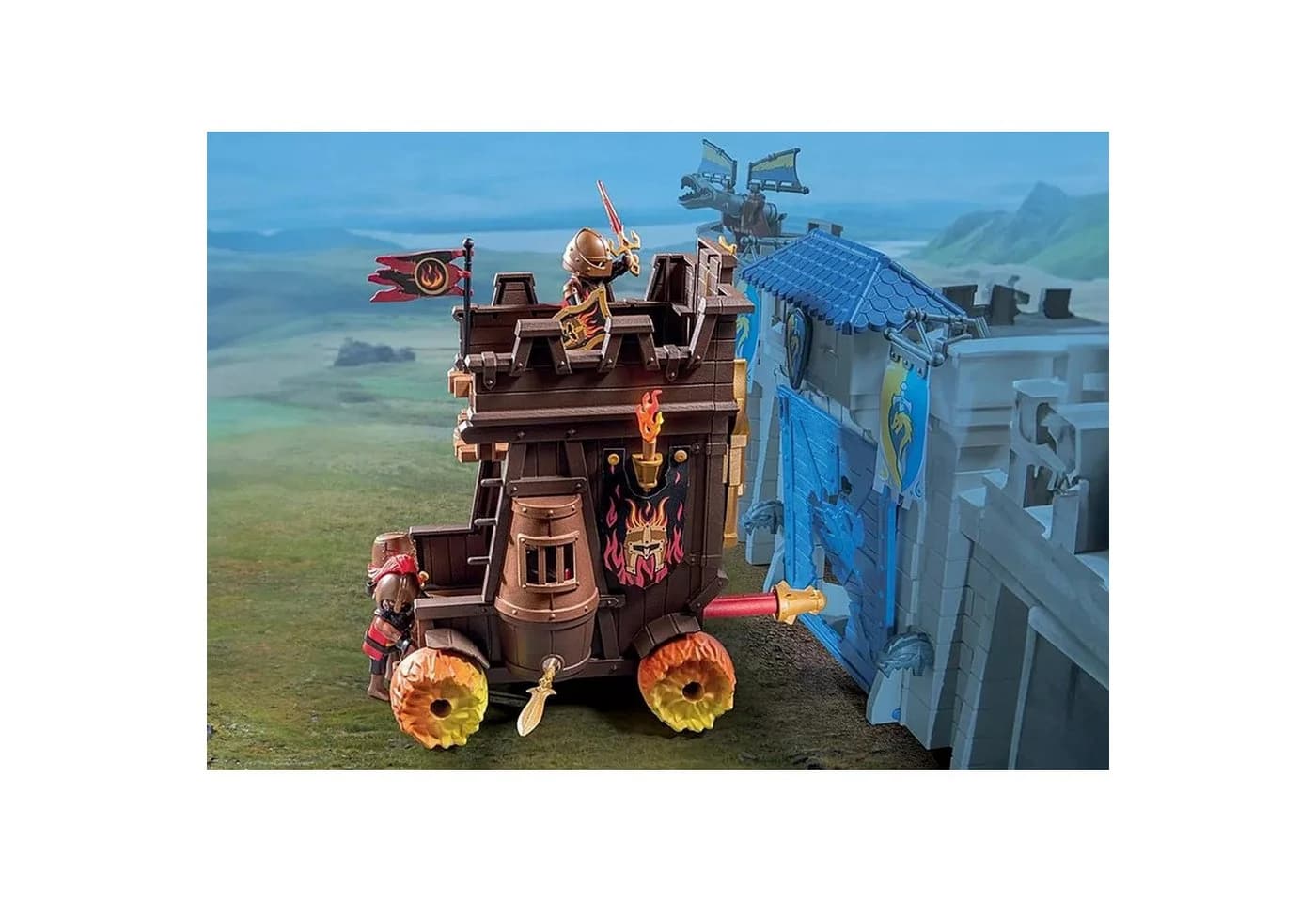 Novelmore Konstruktions-Spielset 68-tlg. Angriffswagen mit Feuerkanone - Bild 5