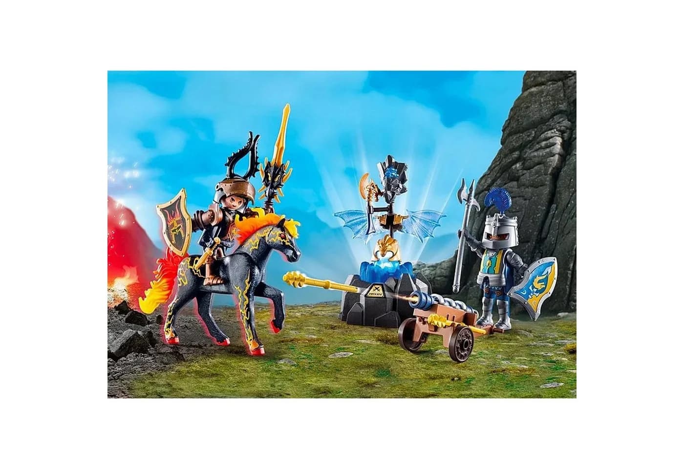 PLAYMOBIL Konstruktions-Spielset Bewachung der Rüstung Novelmore bunt
