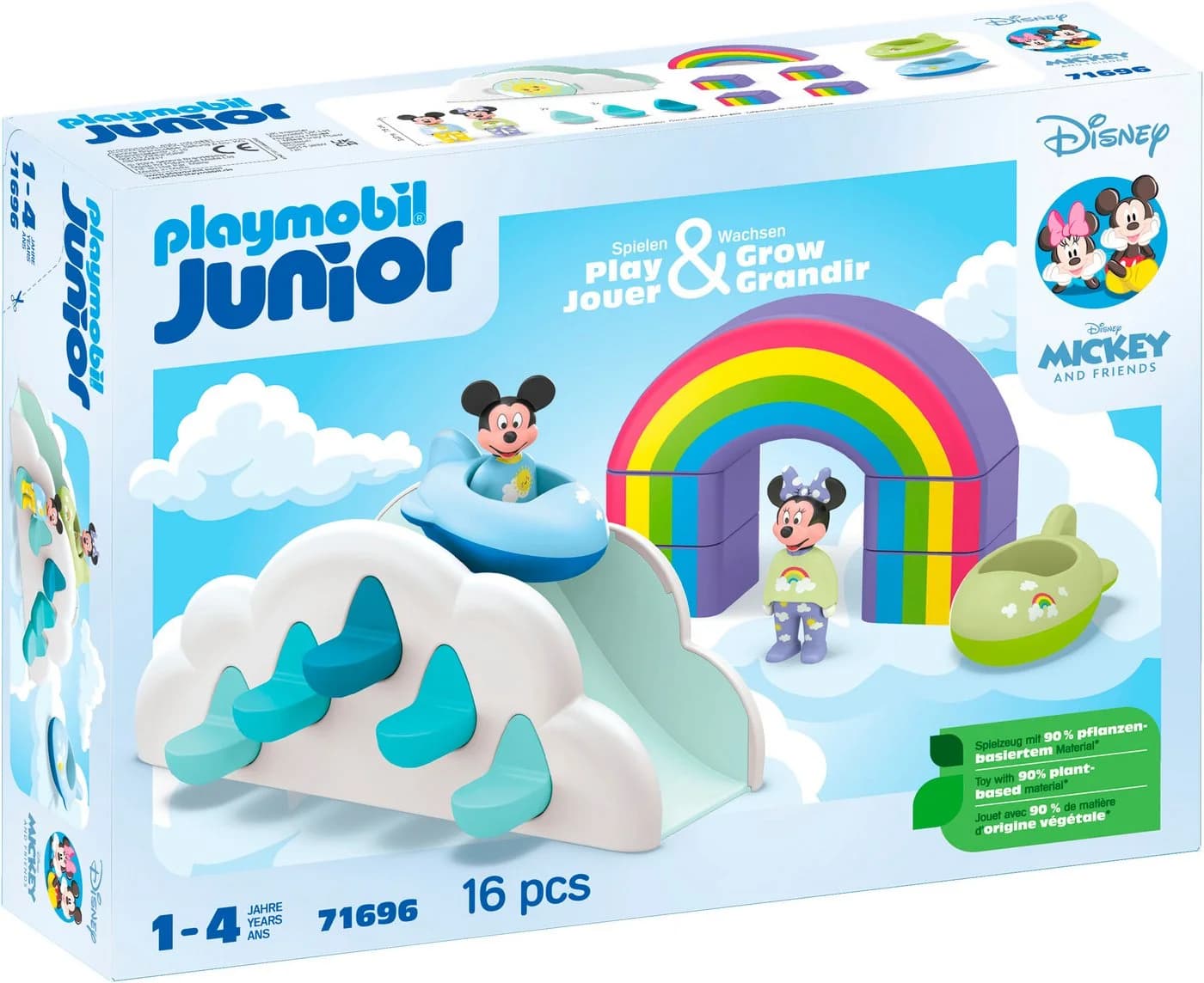 PLAYMOBIL Konstruktions-Spielset Mickys & Minnies Wolkenhaus Bunt - Bild 2