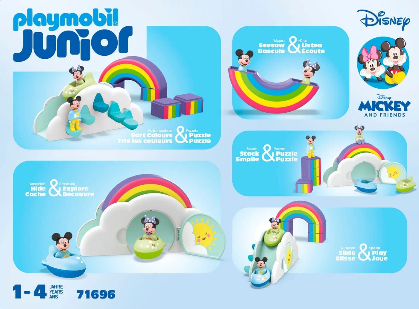 PLAYMOBIL Konstruktions-Spielset Mickys & Minnies Wolkenhaus Bunt - Bild 3