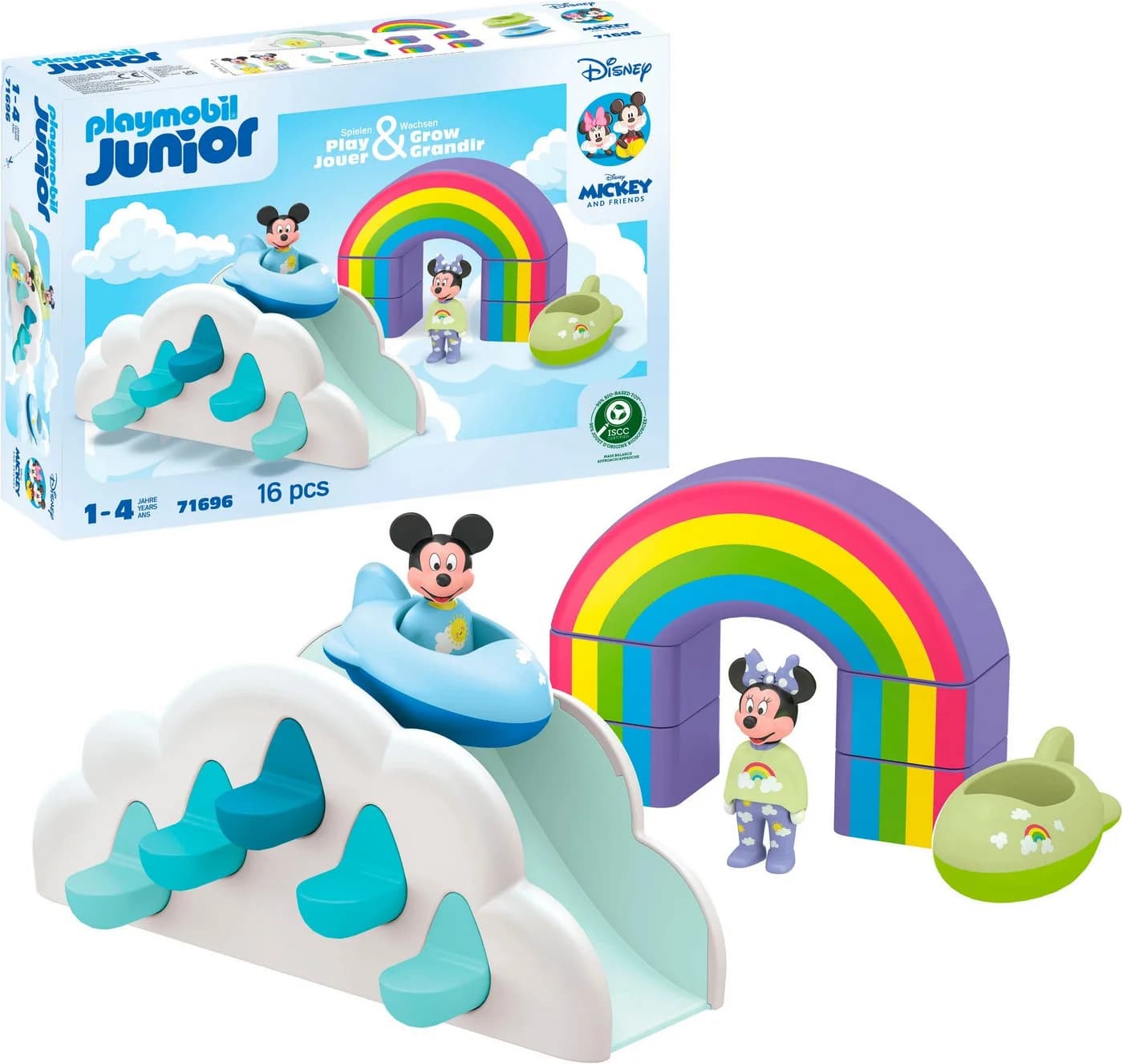 PLAYMOBIL Konstruktions-Spielset Mickys & Minnies Wolkenhaus Bunt - Bild 4