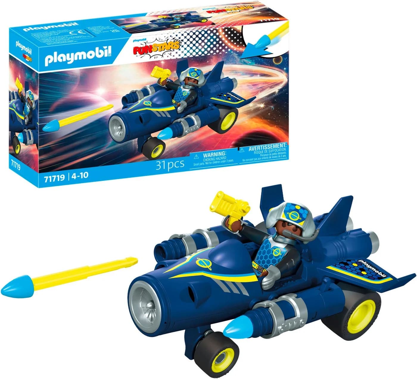 Playmobil® Rasender Space-Jet (71719) Funstars Konstruktions-Spielset 31 St Bunt - Bild 2