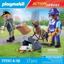 PLAYMOBIL Konstruktions-Spielset Spurensuche mit Hund 71731 Action Heroes Bild 3