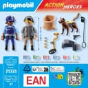 PLAYMOBIL Konstruktions-Spielset Spurensuche mit Hund 71731 Action Heroes Bild 4