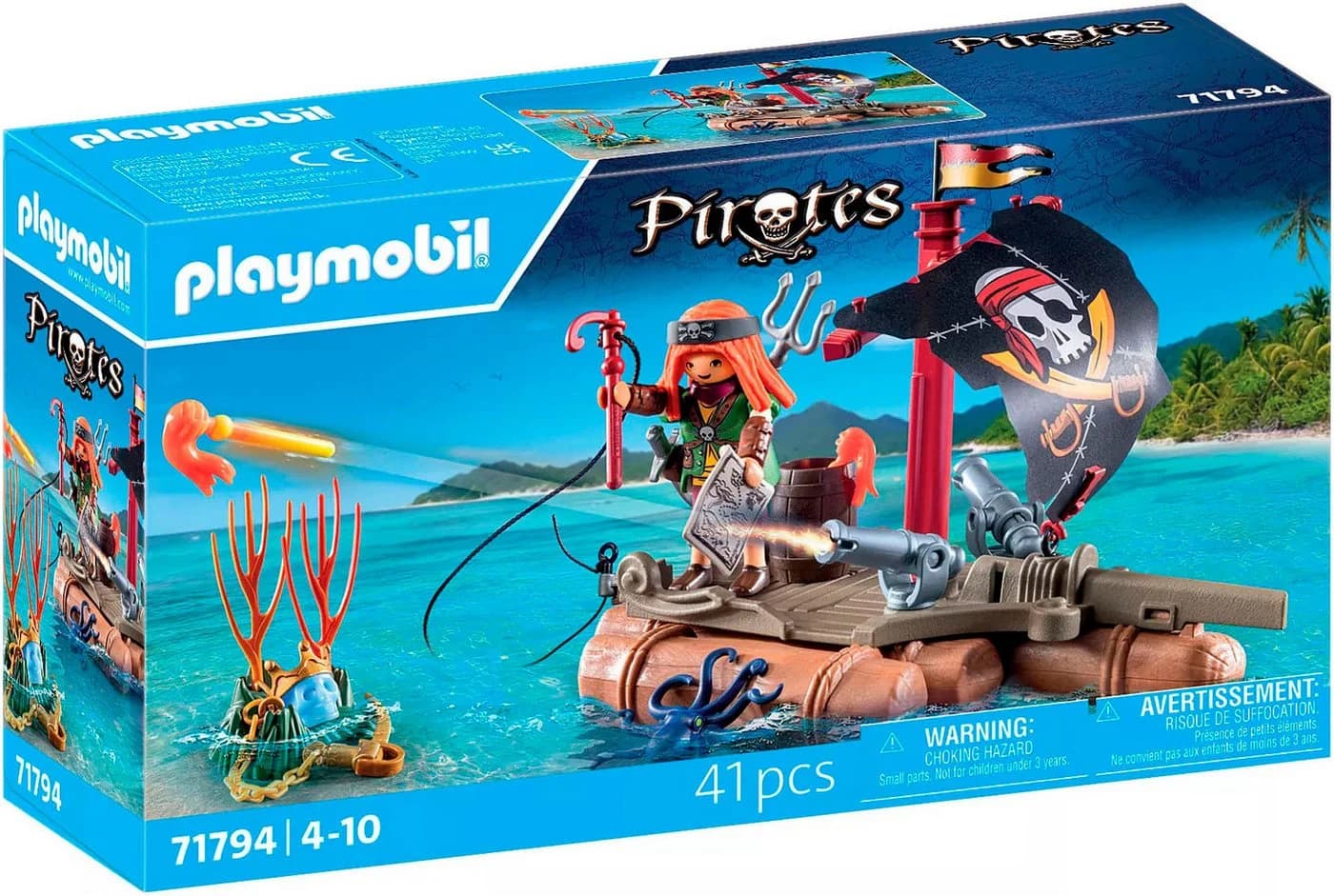 PLAYMOBIL Konstruktions-Spielset Piratenfloss bunt - Bild 2