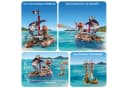 PLAYMOBIL Konstruktions-Spielset Piratenfloss bunt Bild 4