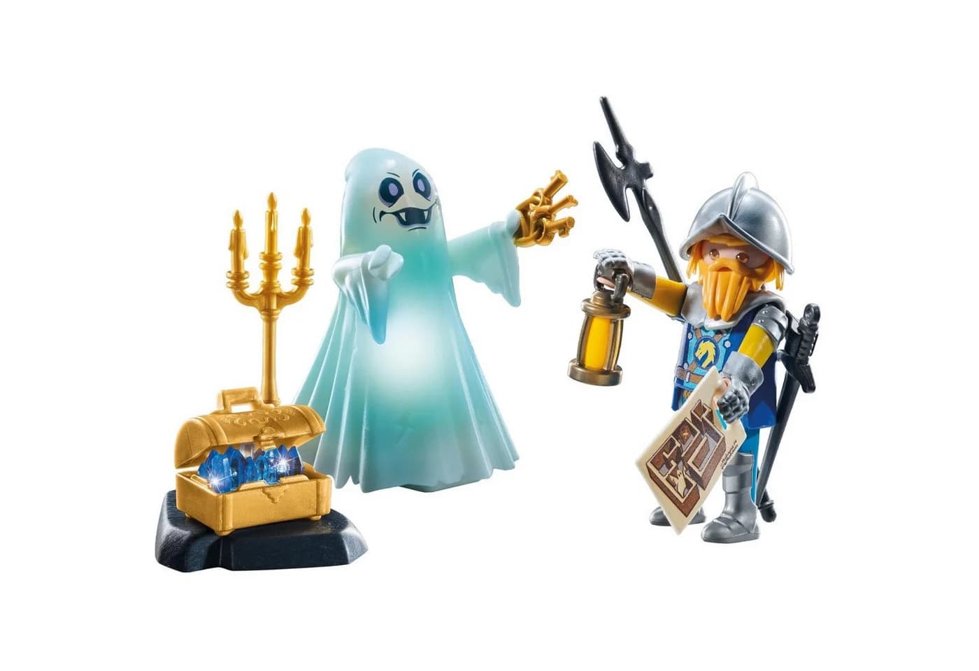 Playmobil 71797 Schlossgespenst & Ritter Starter Pack mit LED