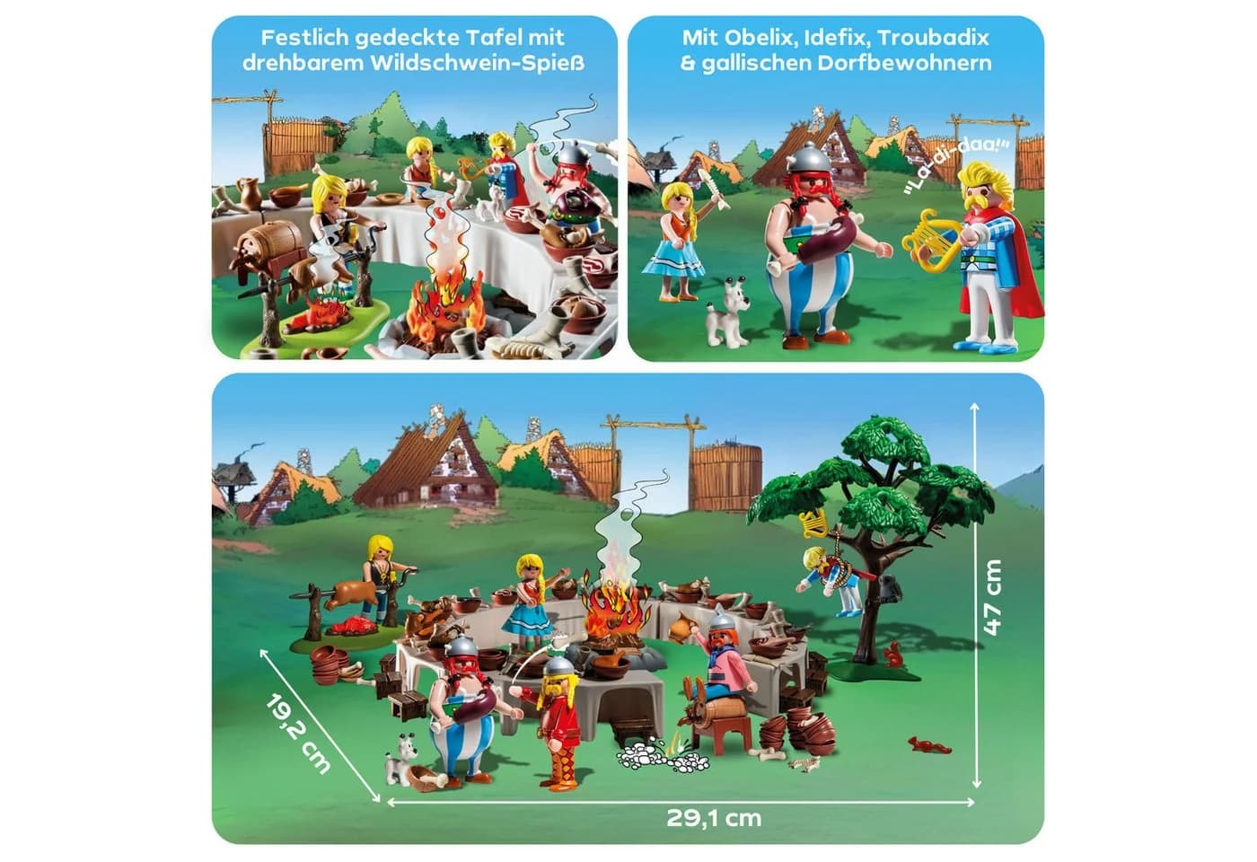 PLAYMOBIL Asterix Das Dorfbankett 71827 Konstruktions-Spielset Bunt - Bild 4