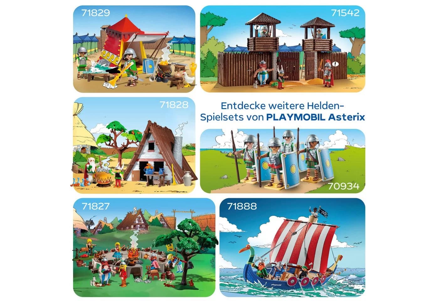 PLAYMOBIL Asterix Das Dorfbankett 71827 Konstruktions-Spielset Bunt - Bild 5