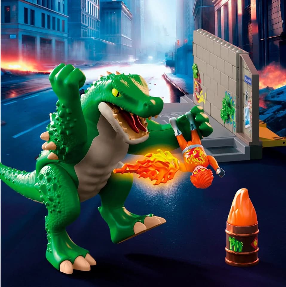 Playmobil® Helden-Showdown mit der Riesenechse (71831) Heroes Konstruktions-Spielset 72 St. Bunt - Bild 5