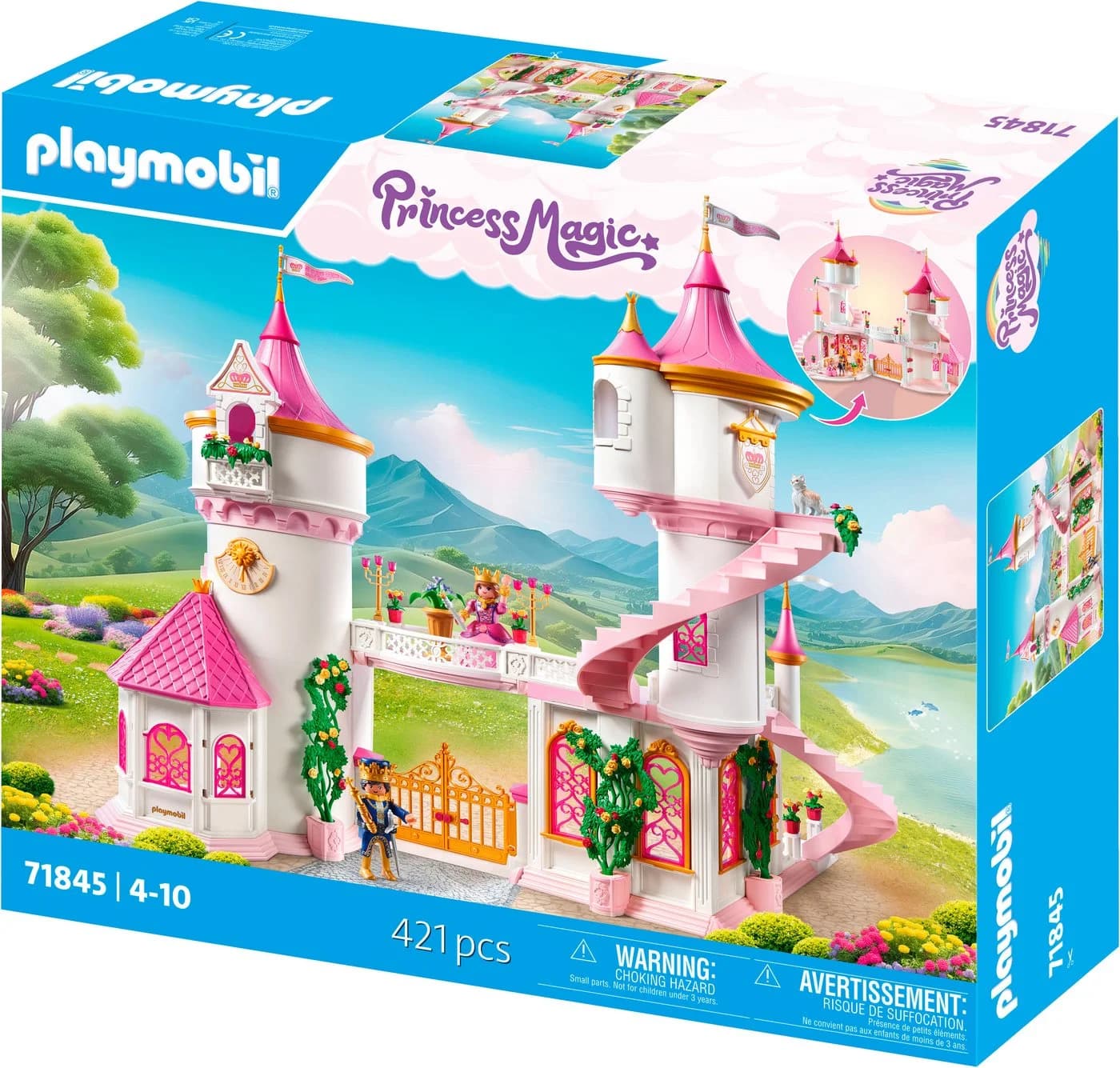 PLAYMOBIL Prinzessinnenschloss mit Königspaar 71845 bunt - Bild 2