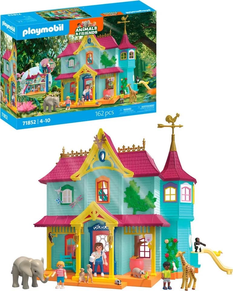 PLAYMOBIL Konstruktions-Spielset Kunterbunte Tiervilla 71852 Animals & Friends - Bild 2