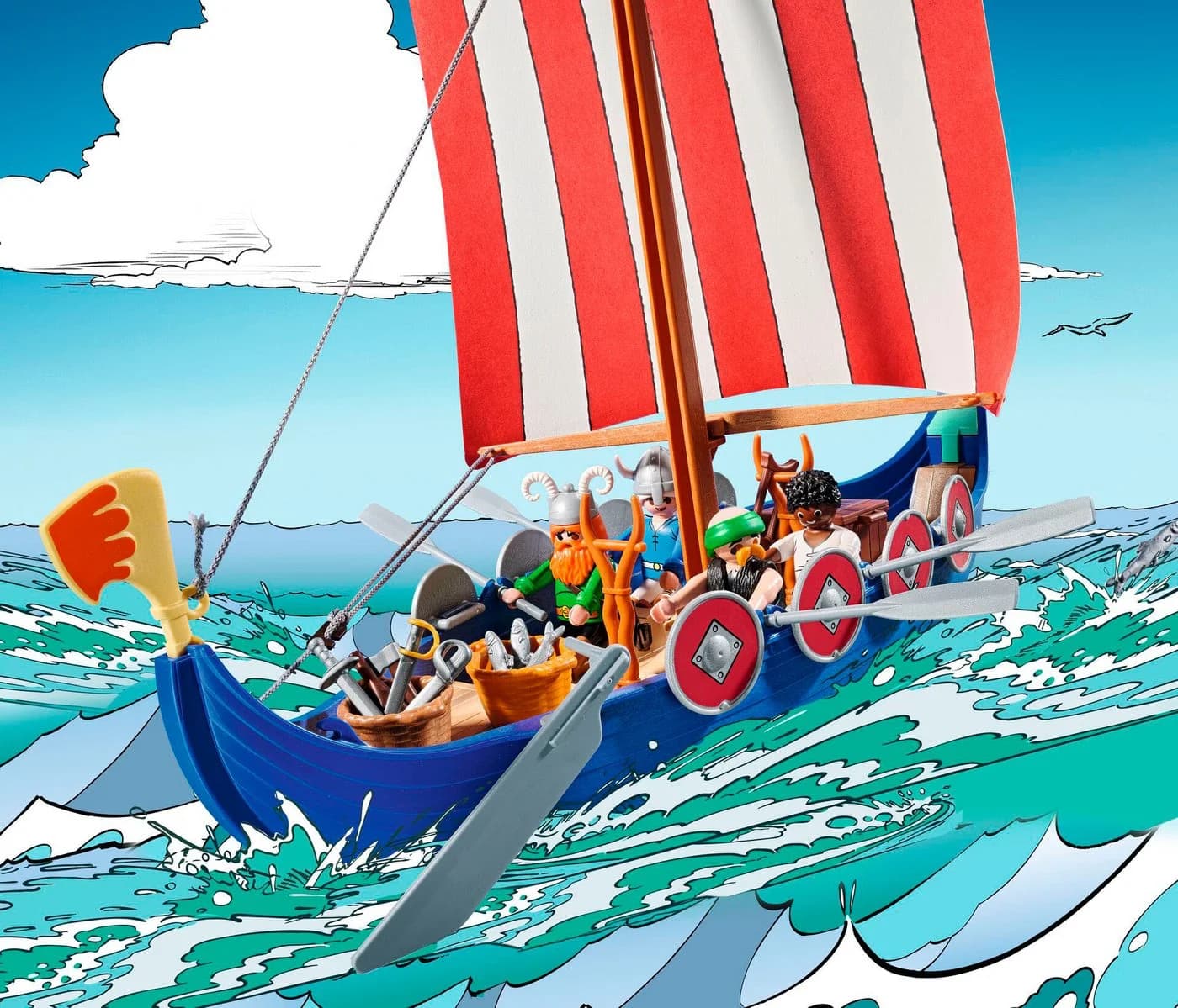 PLAYMOBIL Asterix Piratenschiff 71888 Konstruktions-Spielset - Bild 5