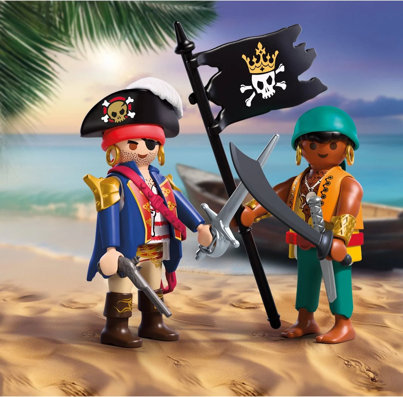 Playmobil® DuoPack Piraten (72024) Konstruktions-Spielset 15 Teile
