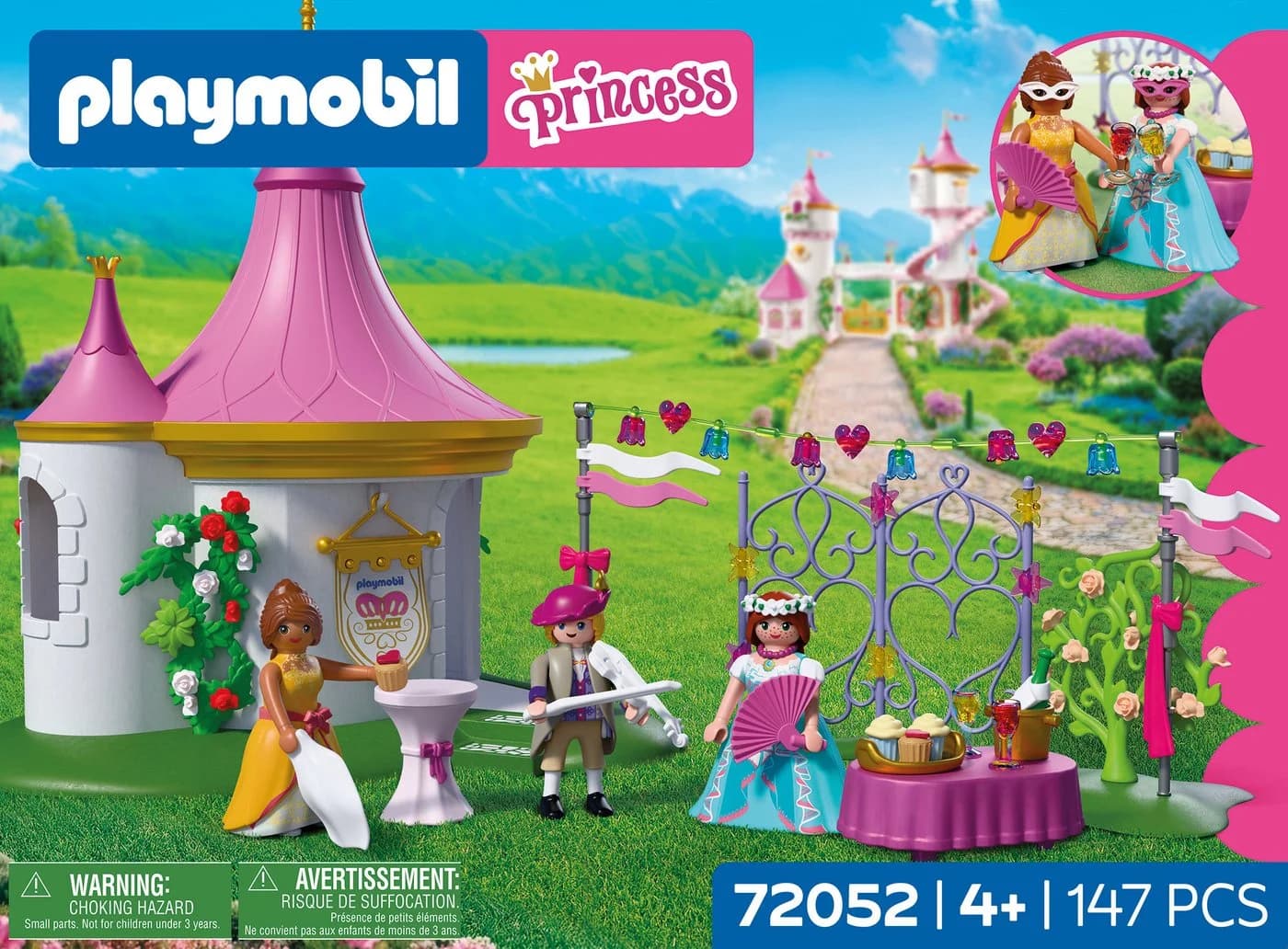 Playmobil Konstruktions-Spielset Maskenball im Pavillon 72052 Princess - Bild 3