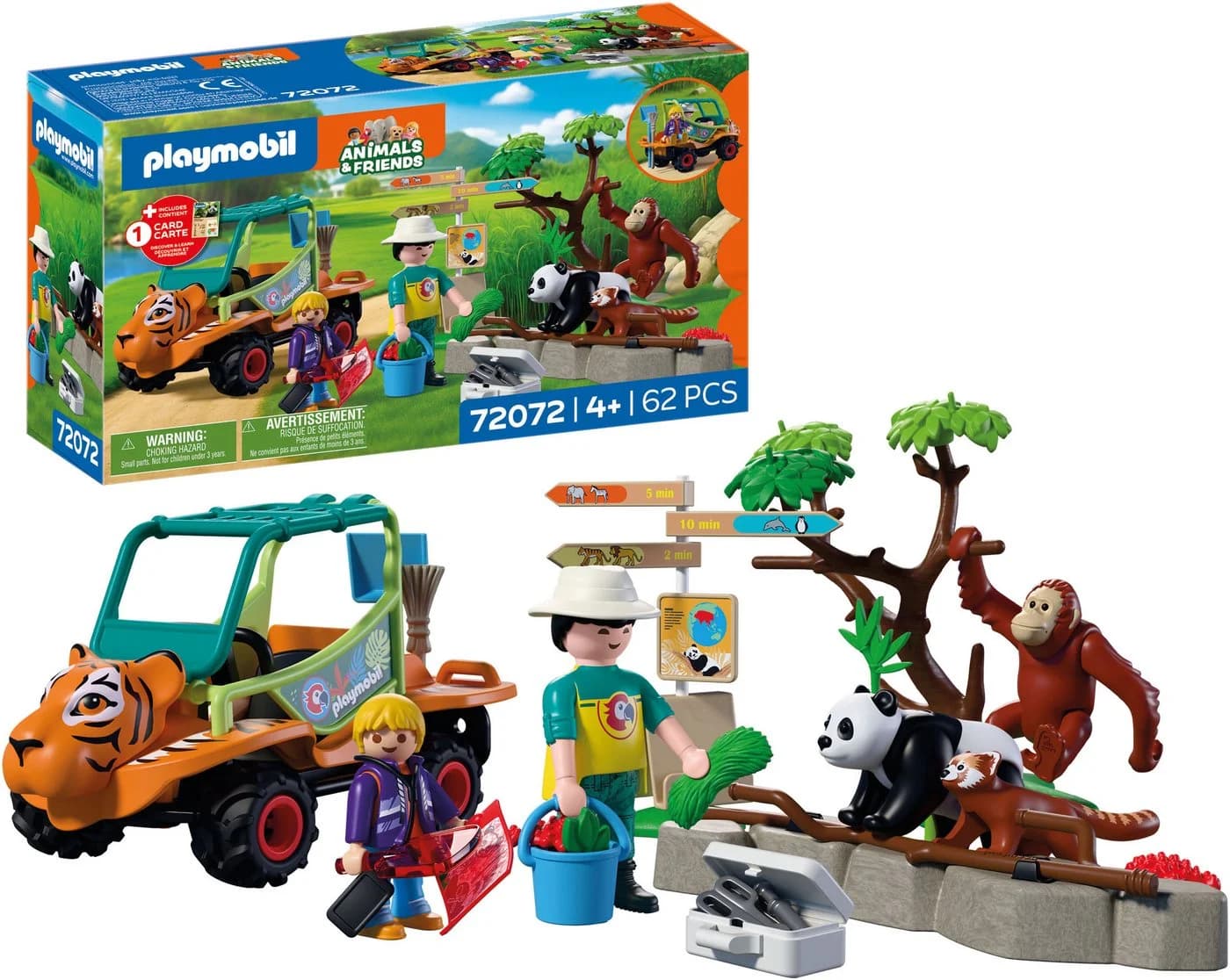 Playmobil® Actionfigur PLAYMOBIL 72072 Zoo: Tierpflegermobil - Bild 2