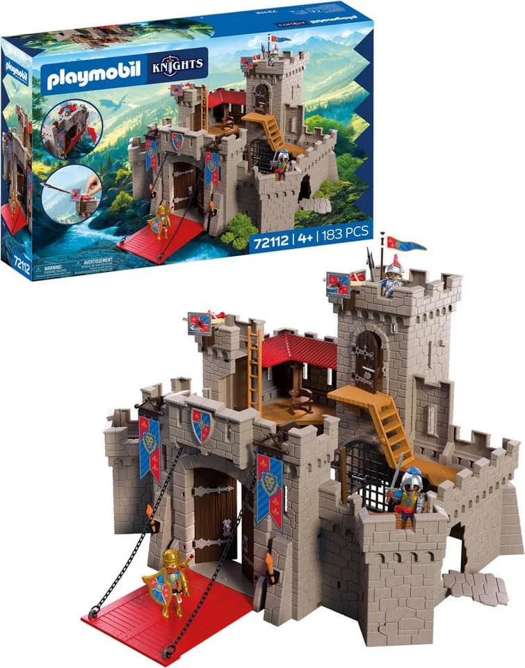 Playmobil® Große Löwenritterburg (72112) XXL Ritterburg mit Zugbrücke - Bild 2